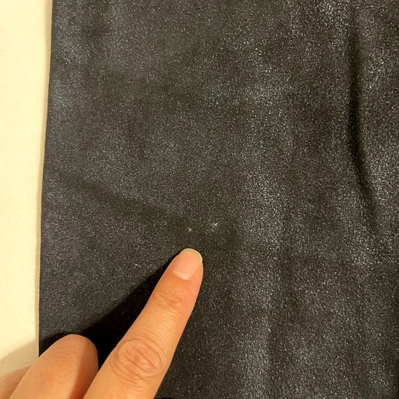 Elie Tahari Roxanna Lambskin Suede Skinny Pants Womens Medium Blue Shimmery - Picture 15 of 15